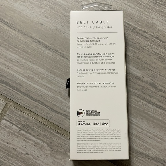 Native Union USB-A Lightning Cable - Picture 2 of 3